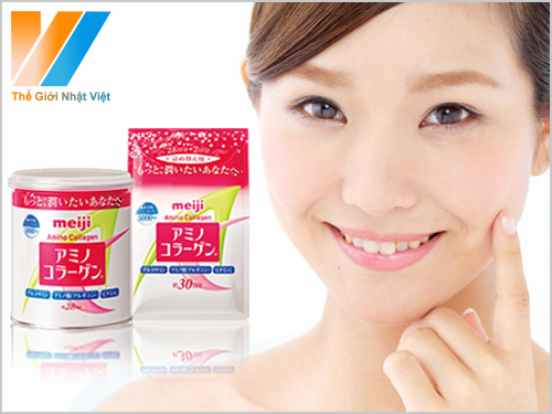 Collagen Meiji Amino dang bot 1